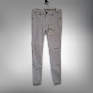 White, Black & Dark Blue Wash Denim bundle of 1822 Skinny Jeans, waist size 27"